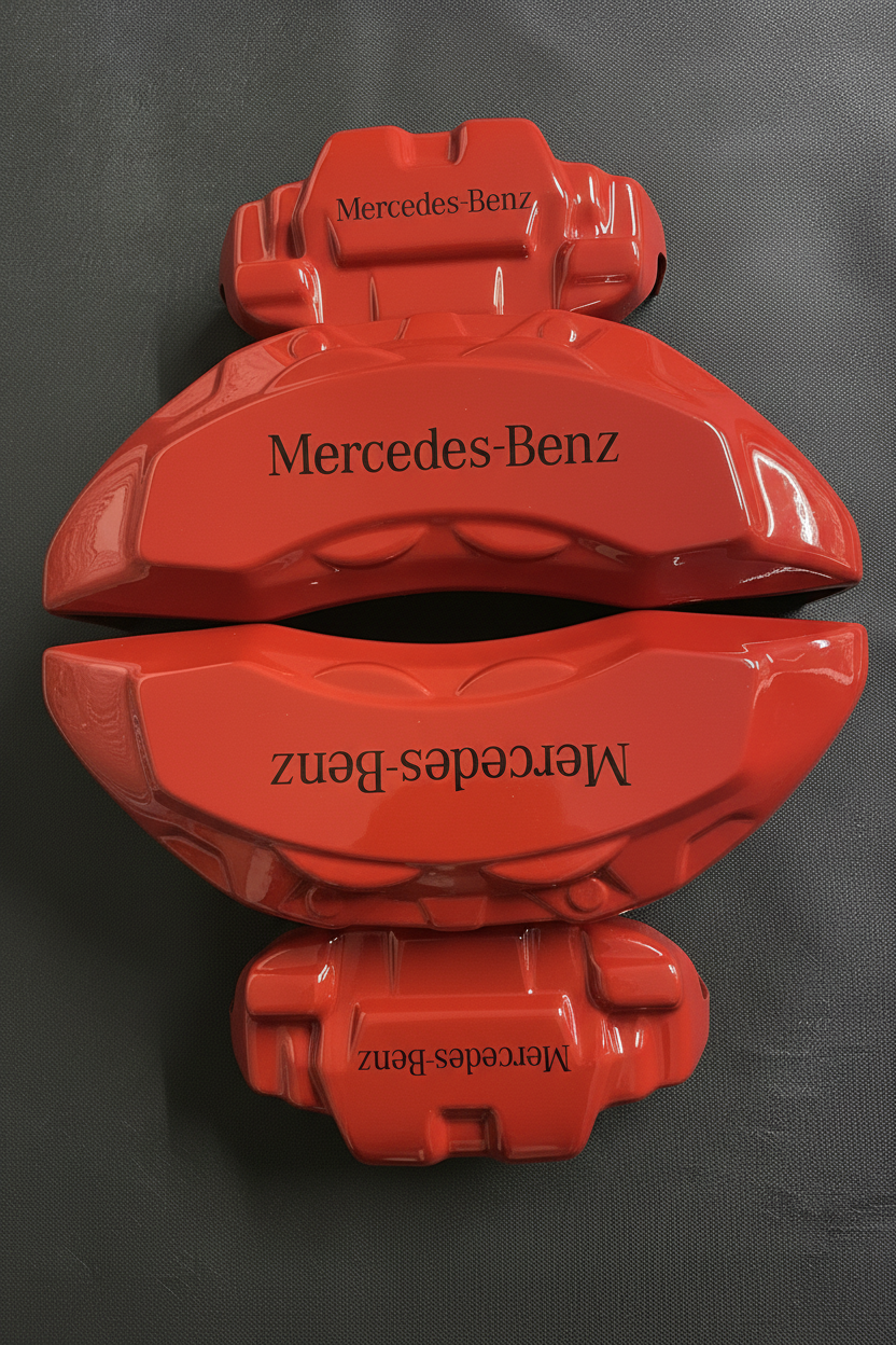 🏷️ Premium Mercedes-Benz Brake Caliper Covers (Front & Rear Set)