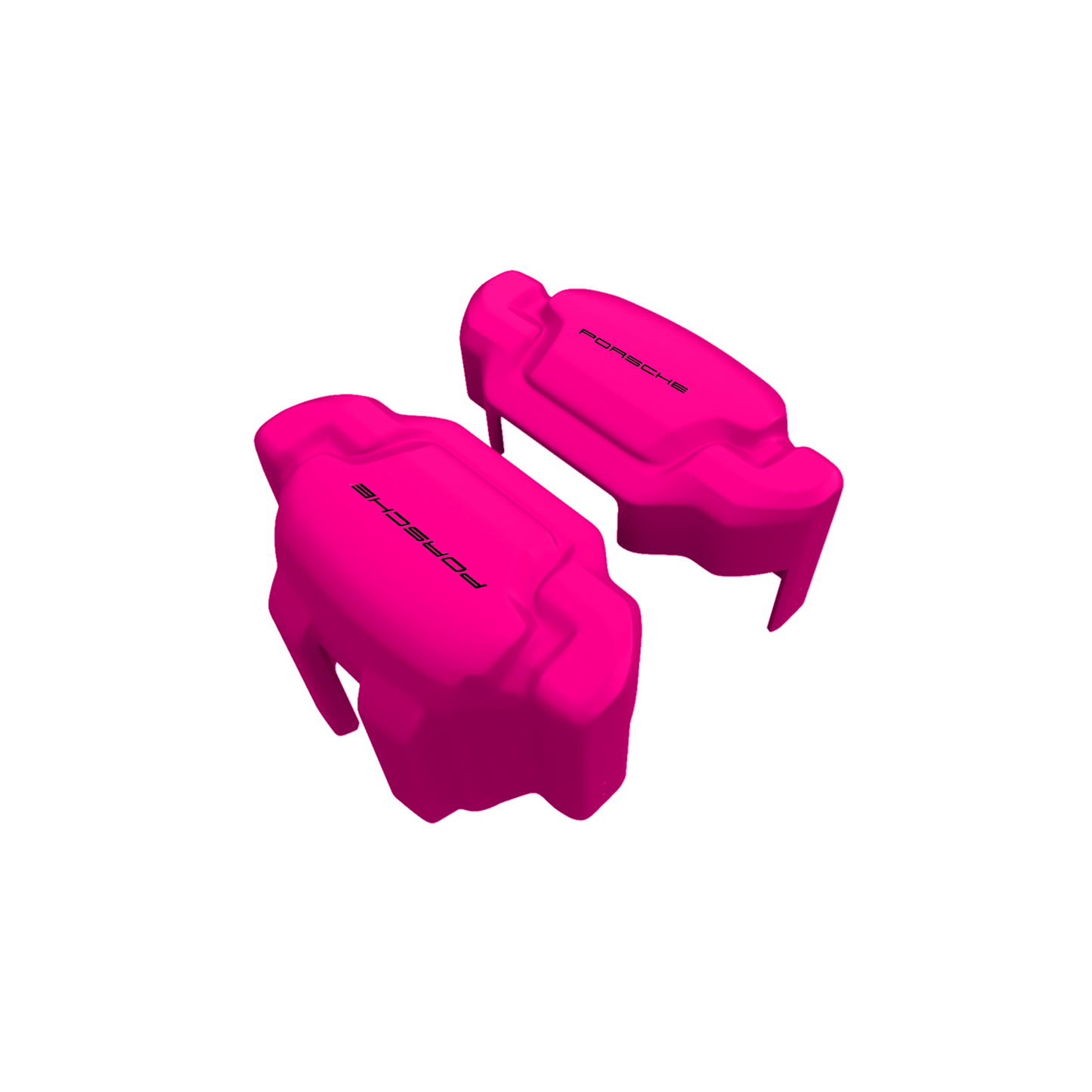 Porsche Caliper Covers – Pink Color – Custom Fit