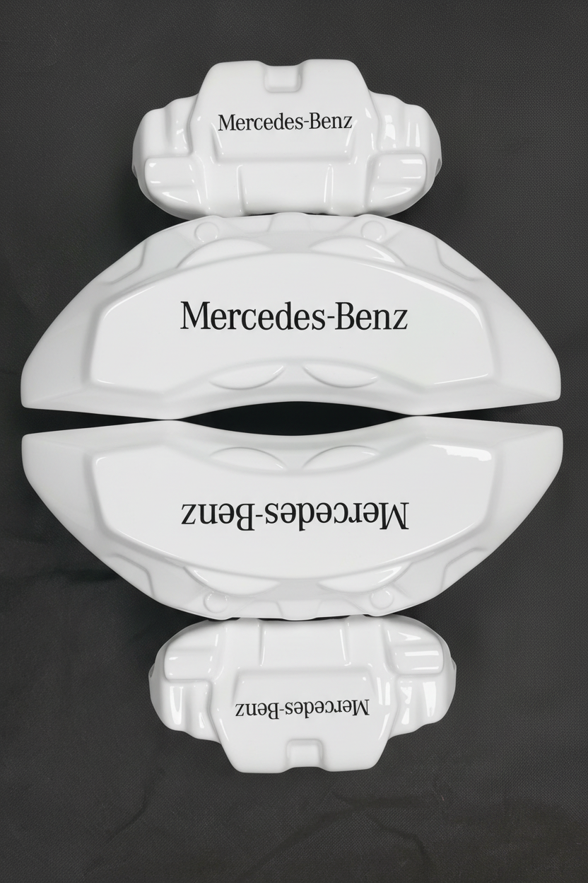 🏷️ Premium Mercedes-Benz Brake Caliper Covers (Front & Rear Set)