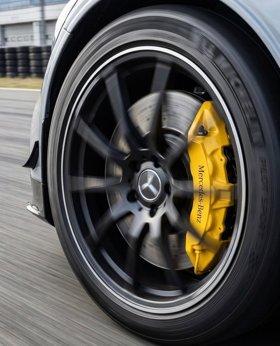 🏷️ Premium Mercedes-Benz Brake Caliper Covers (Front & Rear Set)