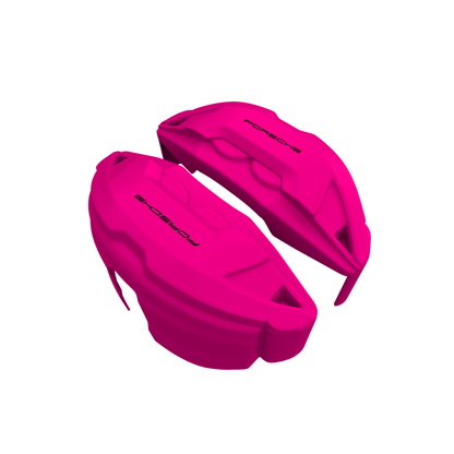 Porsche Caliper Covers – Pink Color – Custom Fit