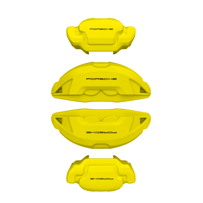 Porsche Caliper Covers – Yellow Color – Custom Fit