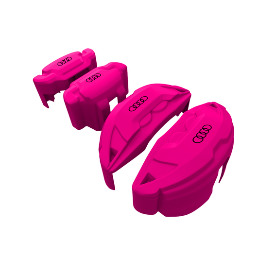 Audi Caliper Covers – Pink Color – Custom Fit