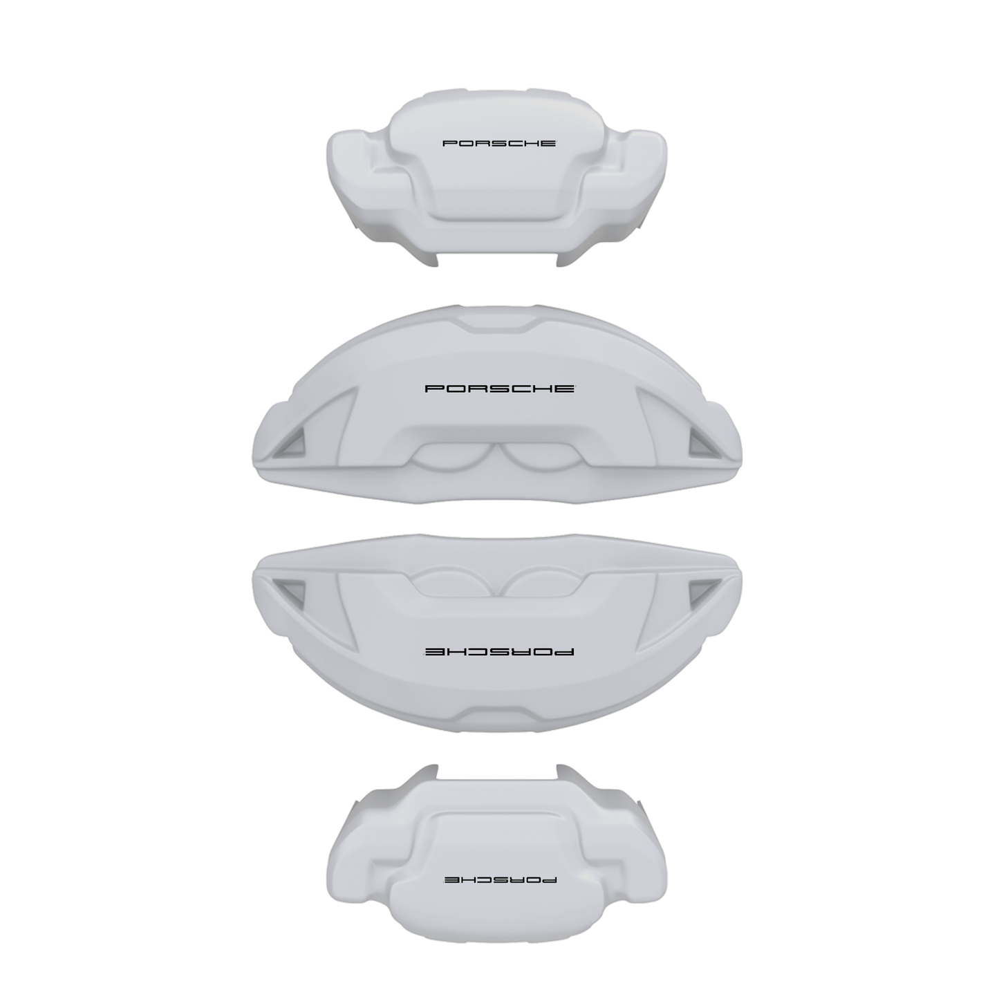 Porsche Caliper Covers – White Color – Custom Fit