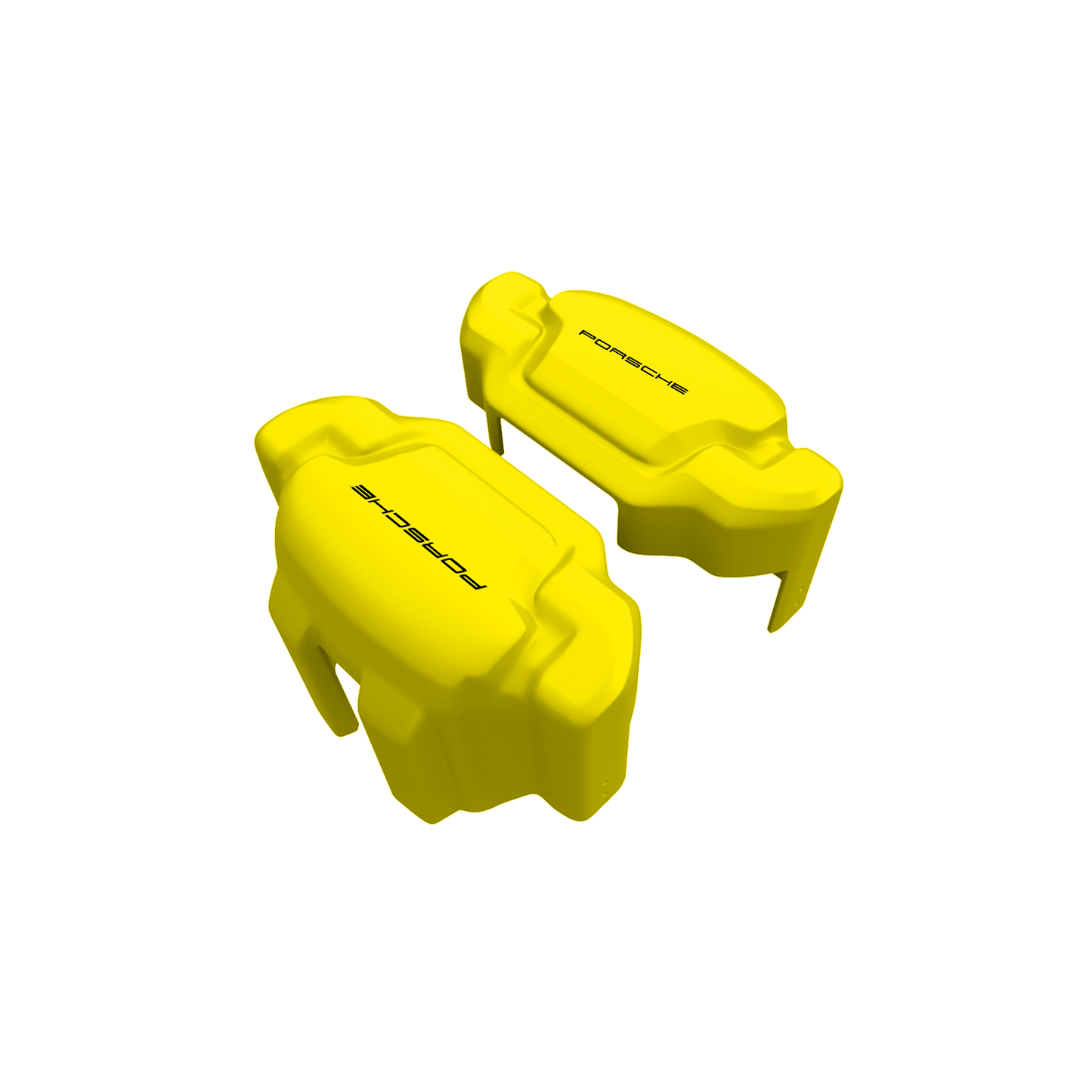 Porsche Caliper Covers – Yellow Color – Custom Fit
