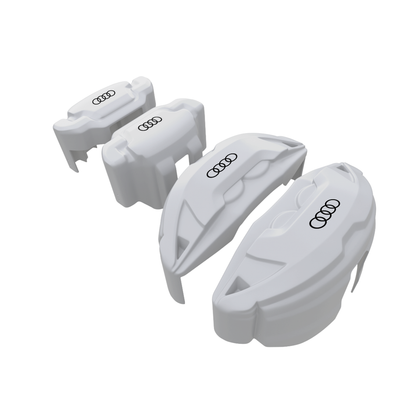Audi Caliper Covers – White Color – Custom Fit