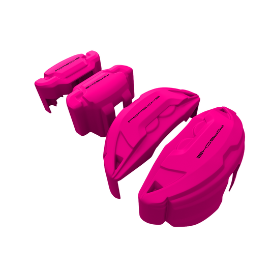 Porsche Caliper Covers – Pink Color – Custom Fit