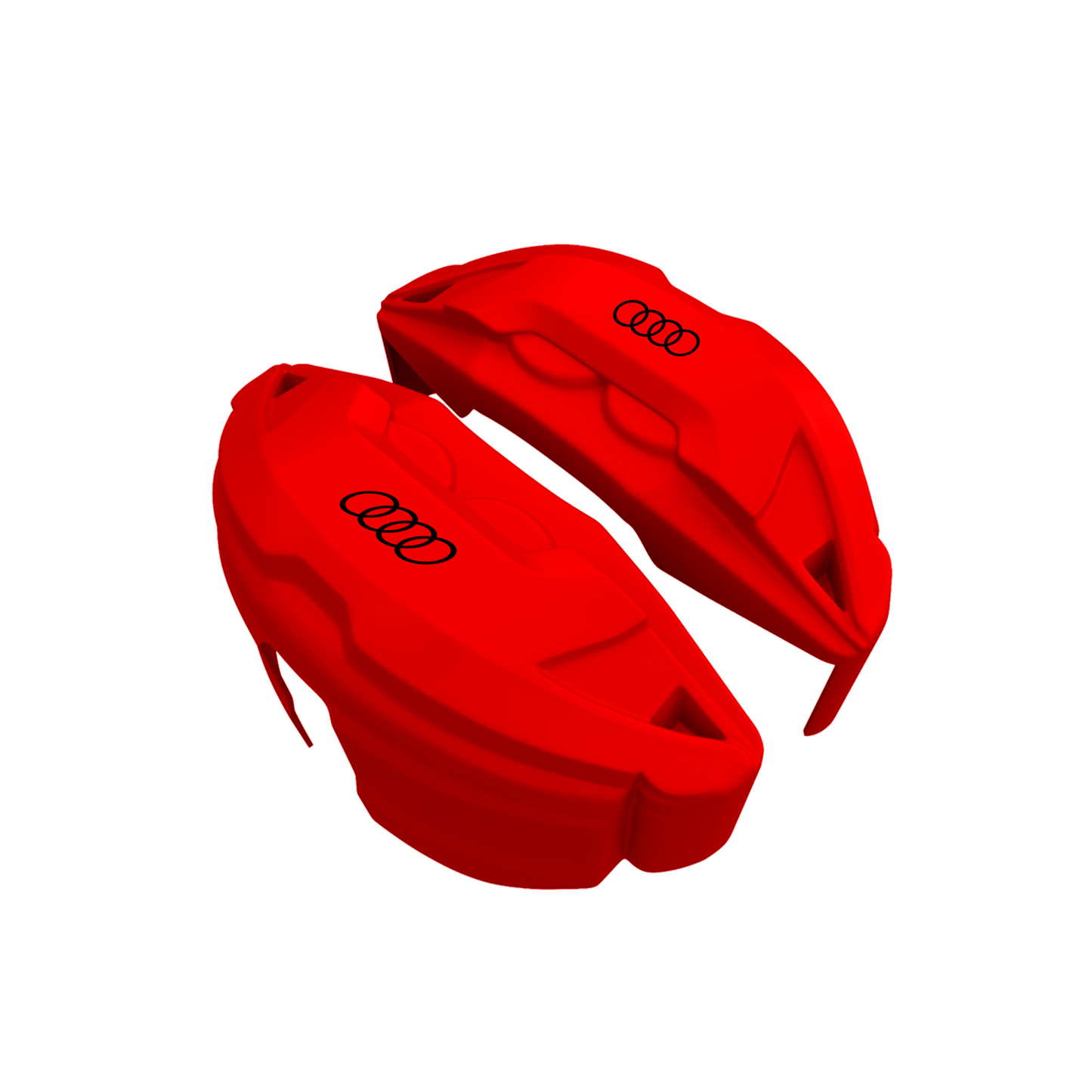 Audi Caliper Covers – Red Color – Custom Fit