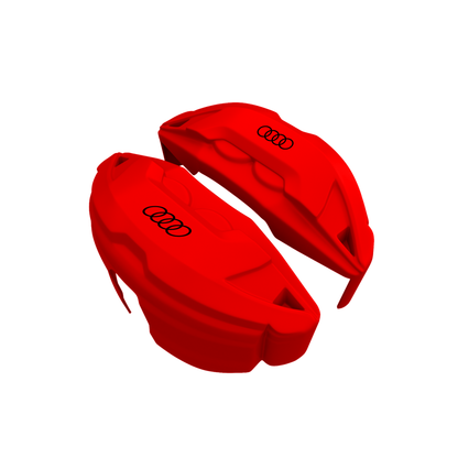 Audi Caliper Covers – Red Color – Custom Fit
