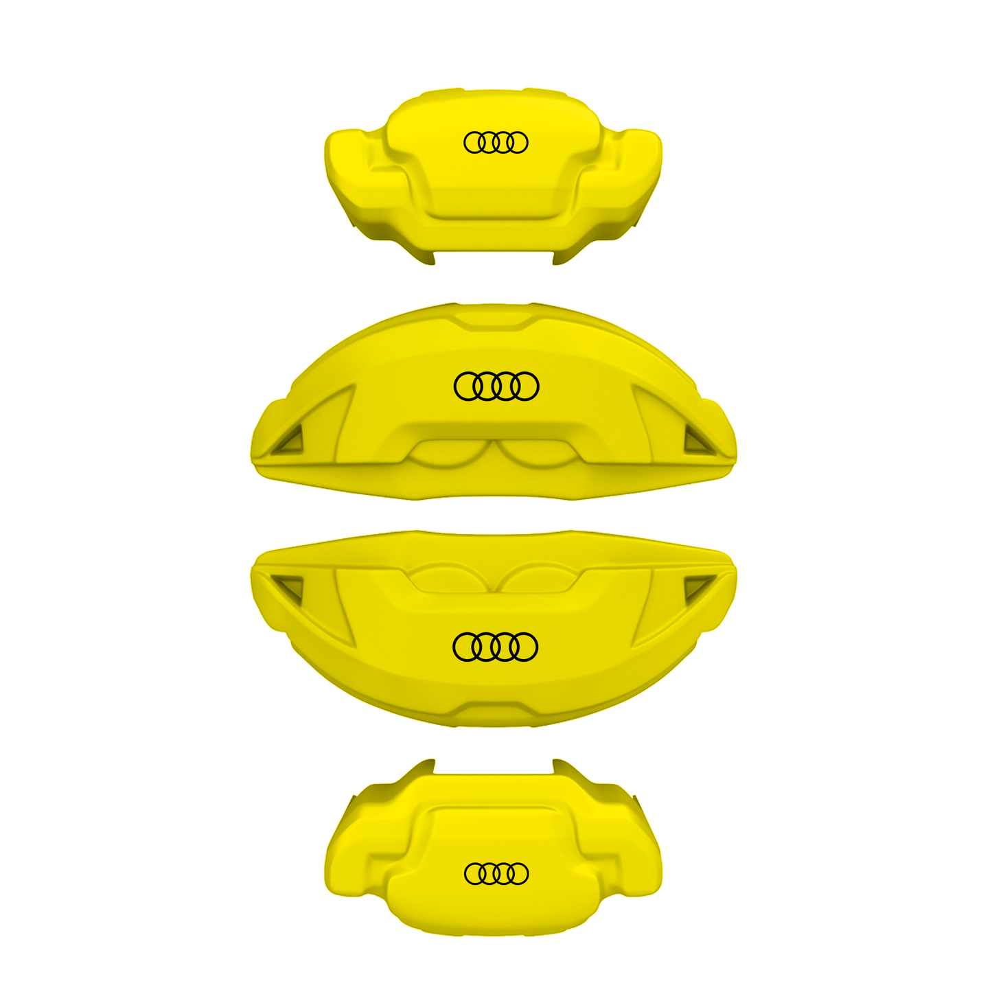 Audi Caliper Covers – Yellow Color – Custom Fit