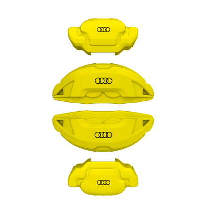 Audi Caliper Covers – Yellow Color – Custom Fit