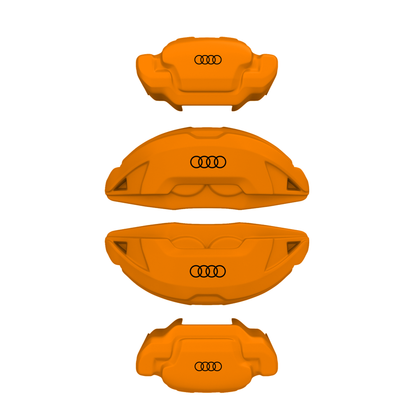 Audi Caliper Covers – Orange Color – Custom Fit