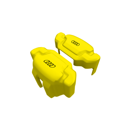 Audi Caliper Covers – Yellow Color – Custom Fit