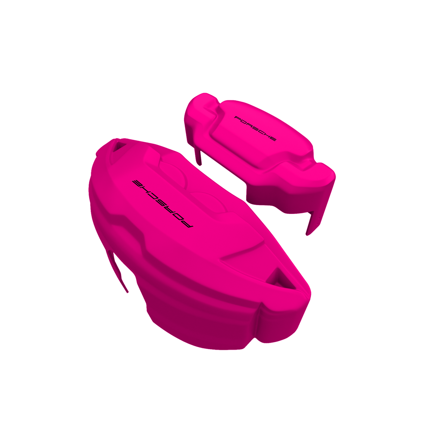 Porsche Caliper Covers – Pink Color – Custom Fit