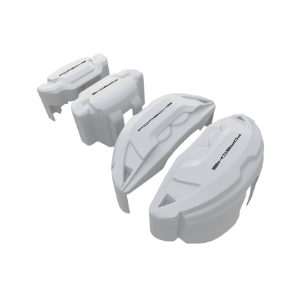 Porsche Caliper Covers – White Color – Custom Fit