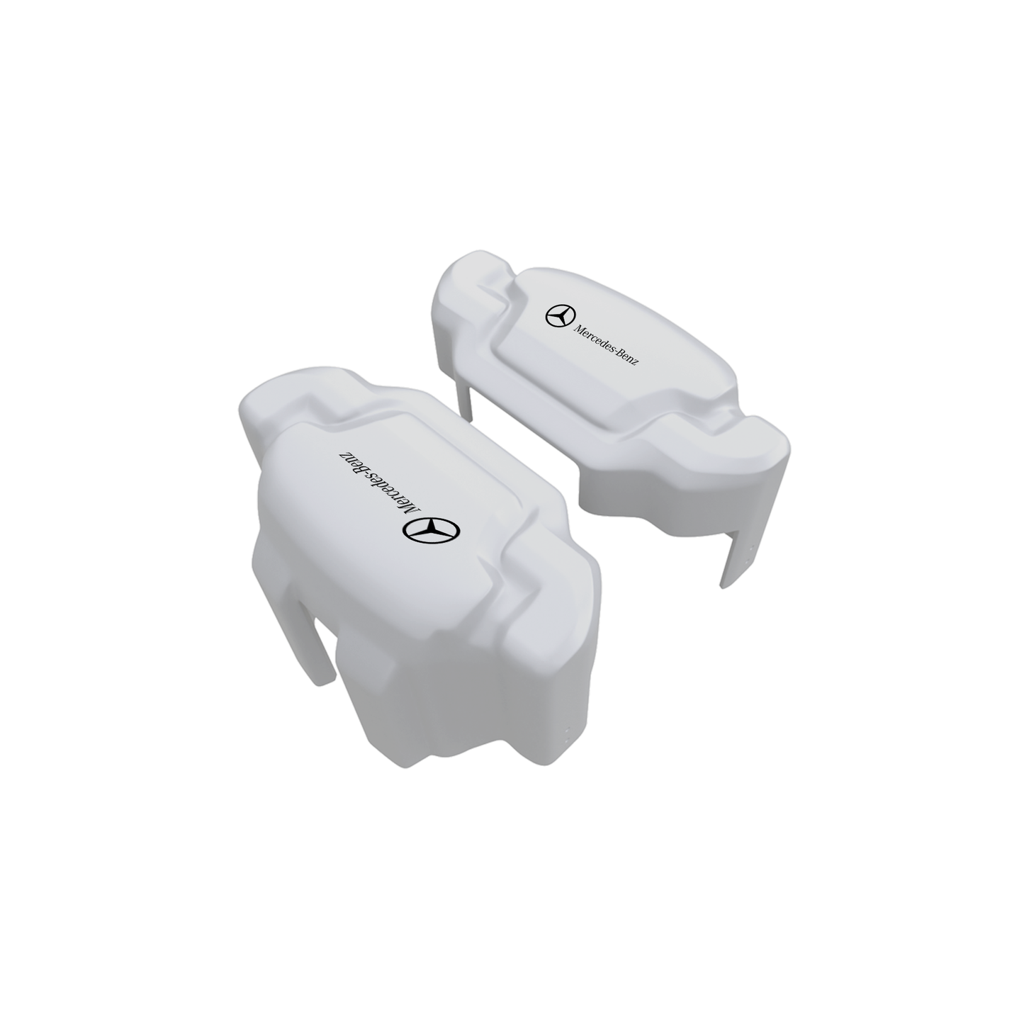 Mercedes-Benz Caliper Covers – White Color – Custom Fit