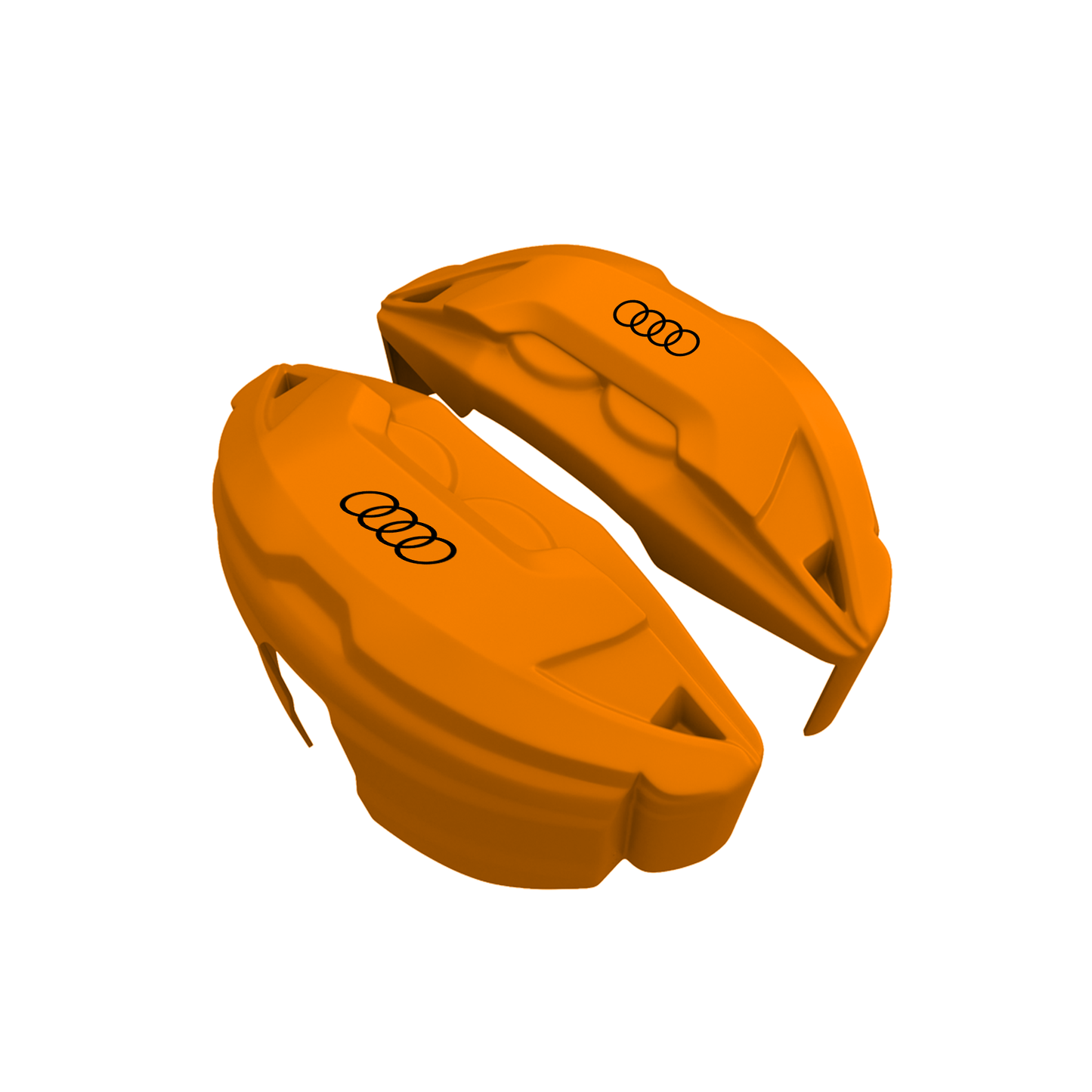 Audi Caliper Covers – Orange Color – Custom Fit