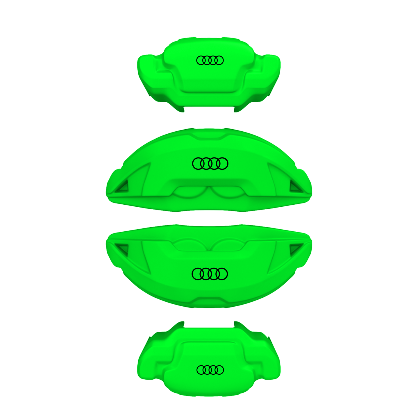 Audi Caliper Covers – Green Color – Custom Fit