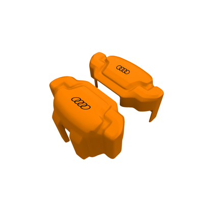 Audi Caliper Covers – Orange Color – Custom Fit