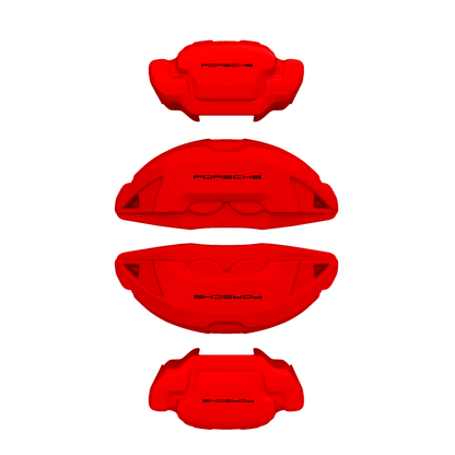 Porsche Caliper Covers – Red Color – Custom Fit