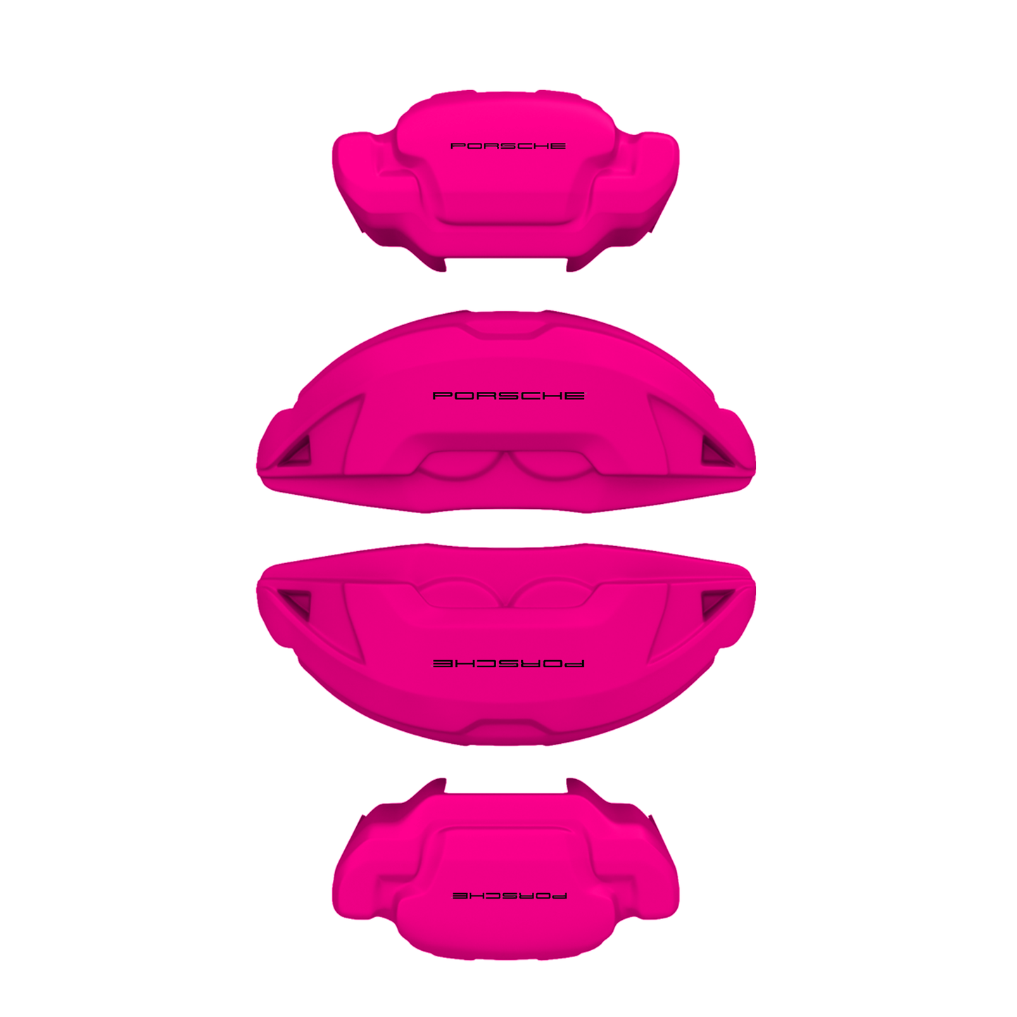 Porsche Caliper Covers – Pink Color – Custom Fit