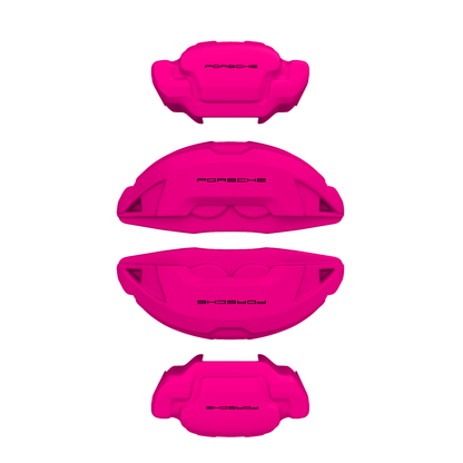 Porsche Caliper Covers – Pink Color – Custom Fit