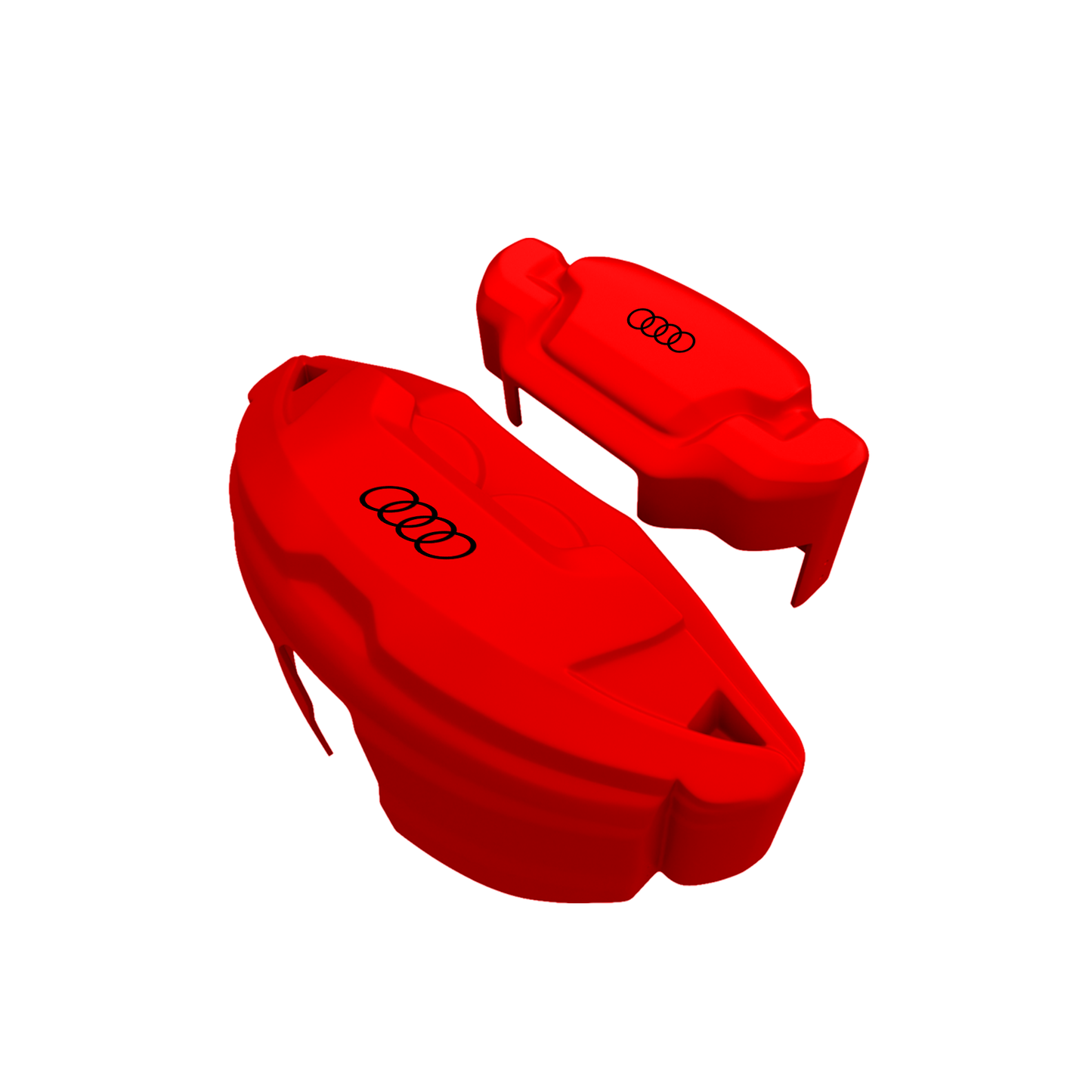 Audi Caliper Covers – Red Color – Custom Fit