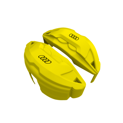 Audi Caliper Covers – Yellow Color – Custom Fit