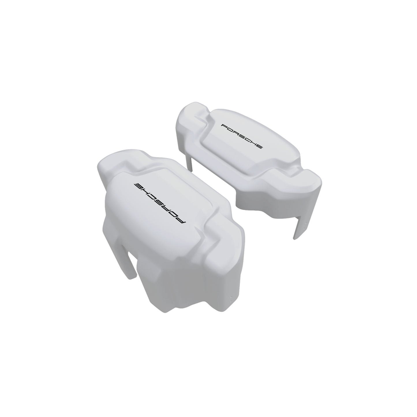 Porsche Caliper Covers – White Color – Custom Fit