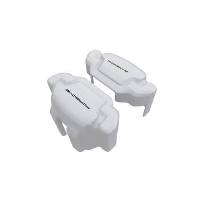 Porsche Caliper Covers – White Color – Custom Fit