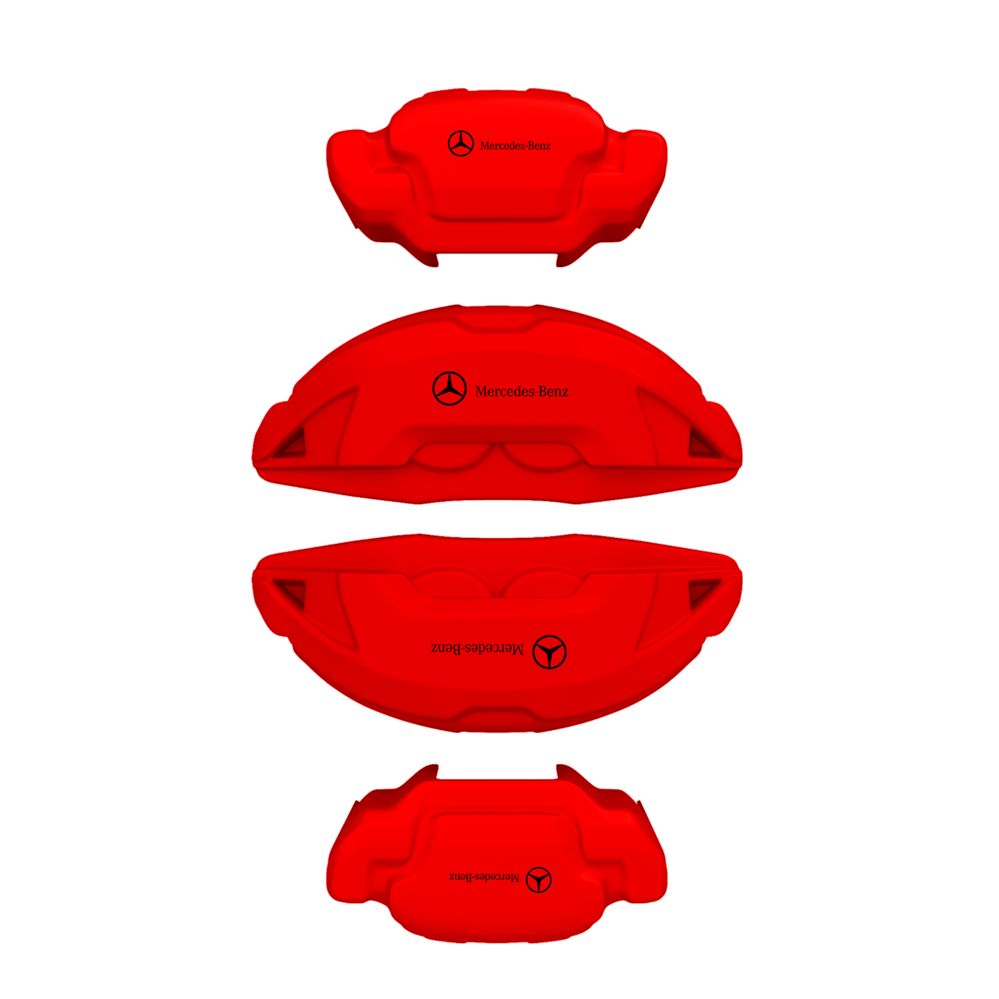 Mercedes-Benz Caliper Covers – Red Color – Custom Fit